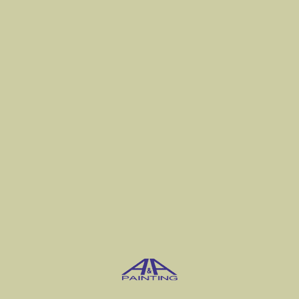 Fernwood Green Paint Color Fernwood green muted sage-tone paint color swatch with flat finish on neutral background