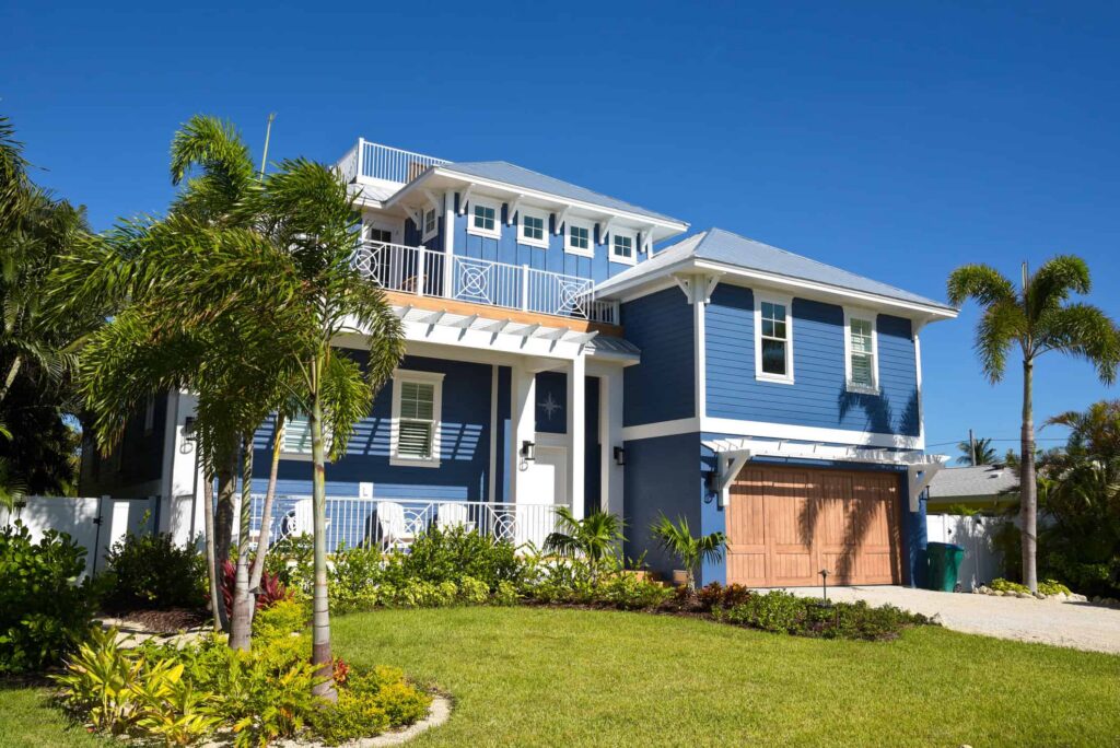 Beautiful New Florida House with Palms Trees and Landscaping How to Check Painting Quality